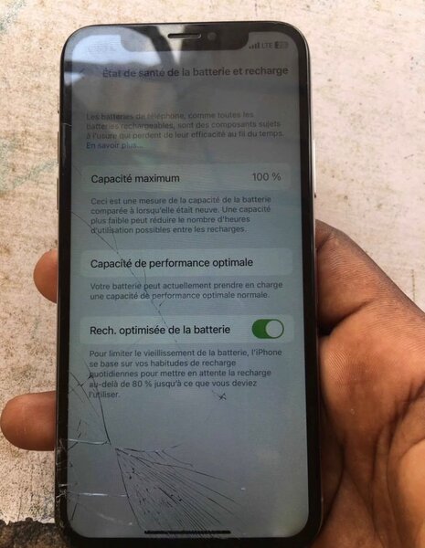 iPhone X 64GB Blanc Débloqué