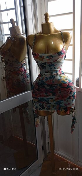 Robe d'été dos nu florale