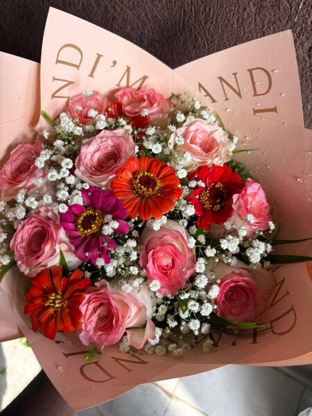 Bouquet de roses élégantes