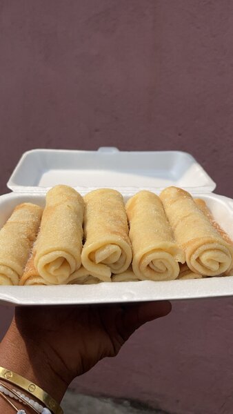 Crêpes natures (au sucre)