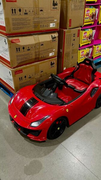Voiture électrique enfant Ferrari rouge