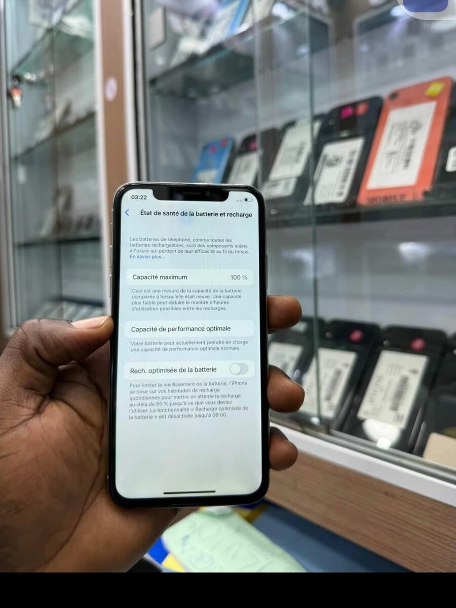 iPhone X 64 Go Argent