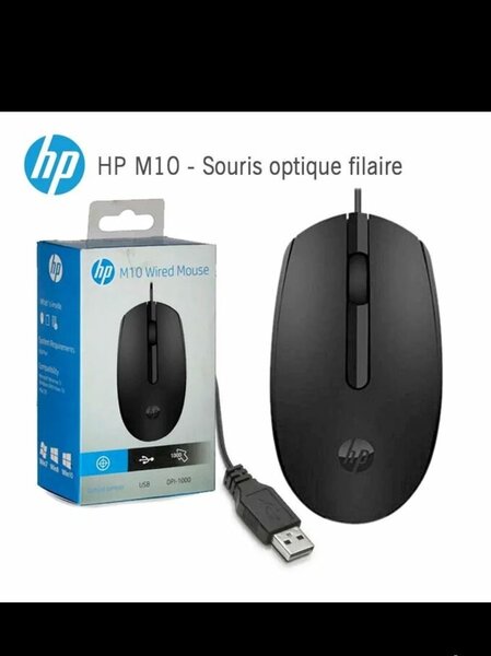 Souris Optique Filaire HP M10