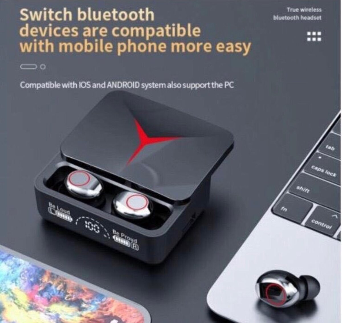 Bluetooth with PowerBank TWS M90 Pro Black