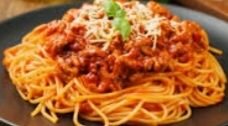 Spaghetti Bolognaise, bœuf ha
