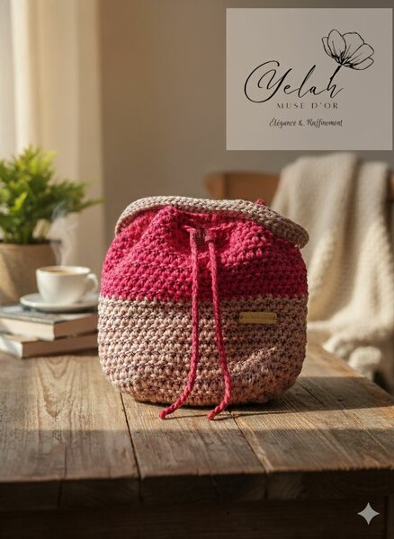 Sac à main tricoté élégant