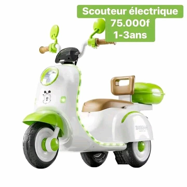Scooter électrique pour enfants 1-3 ans