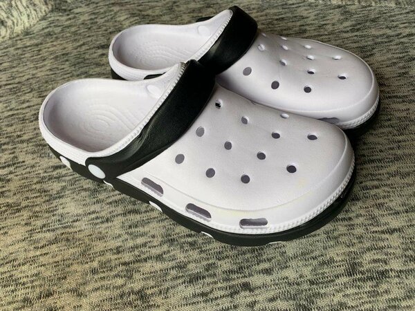 White Crocs