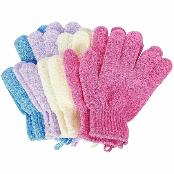 Exfoliating gloves
