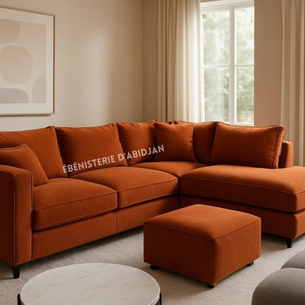 Canapé d'angle moderne