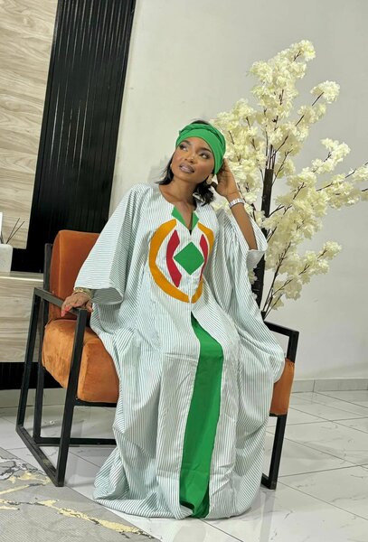 BOUBOU BROCARD et JACQUARD vert gris