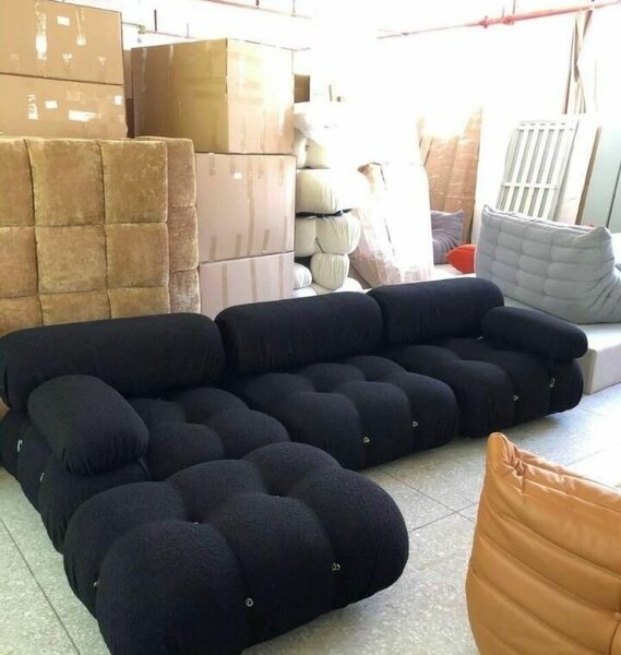 Canapé modulable en tissu