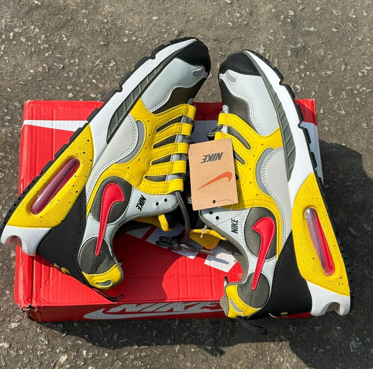 Nike Air Max Jaune Noir Homme