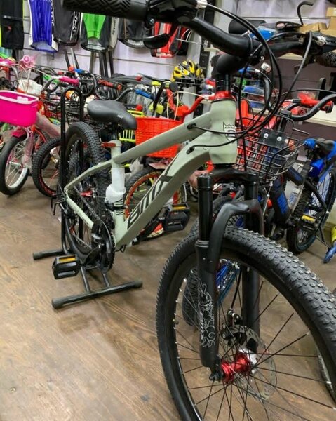 Vélo électrique BMX gris