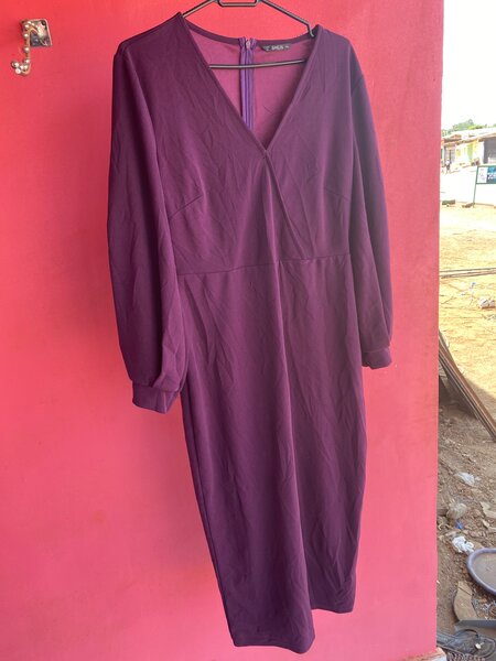 Robe élégante à manches longues