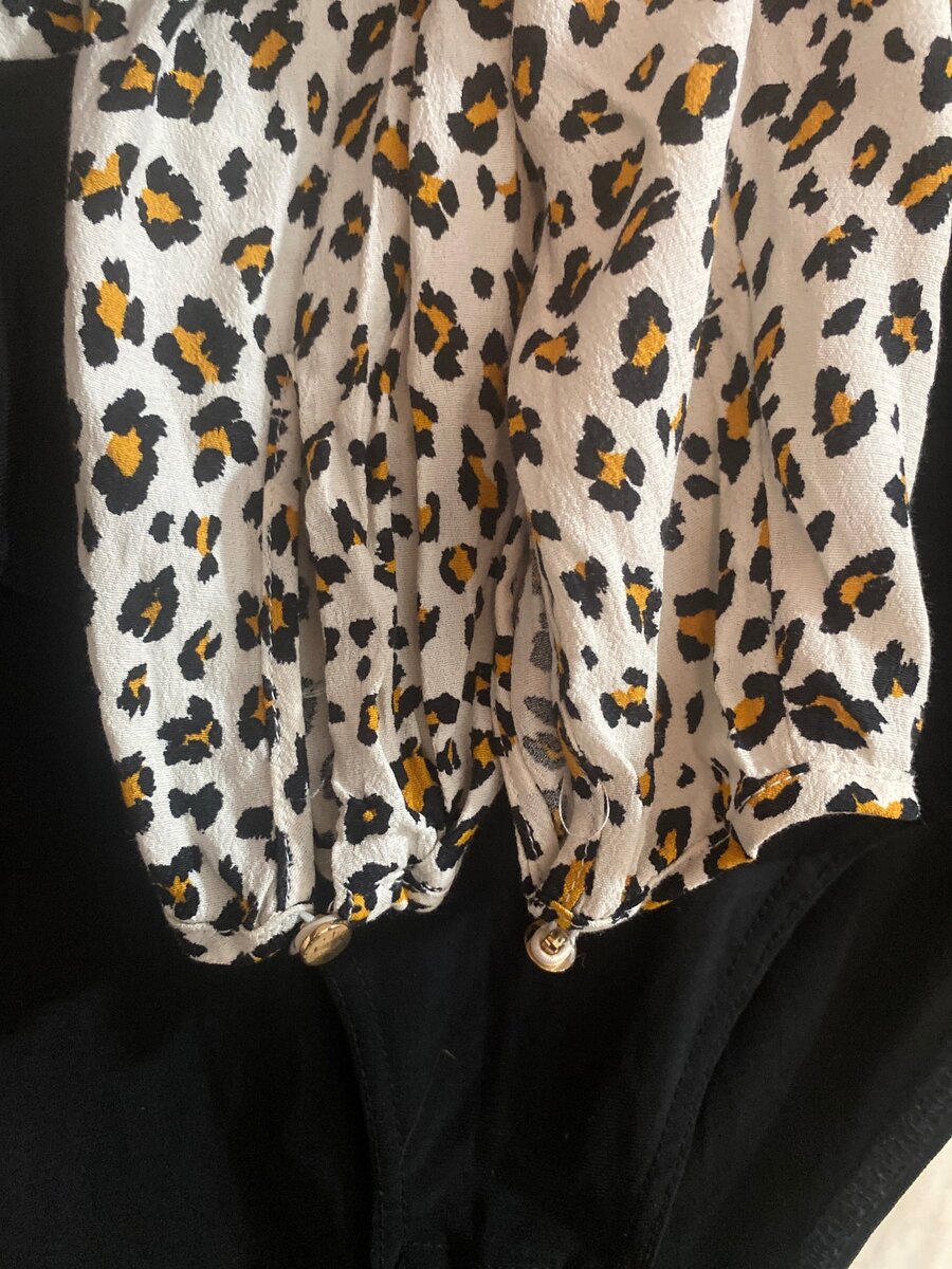 New look Leopard print Curve Bodysuit