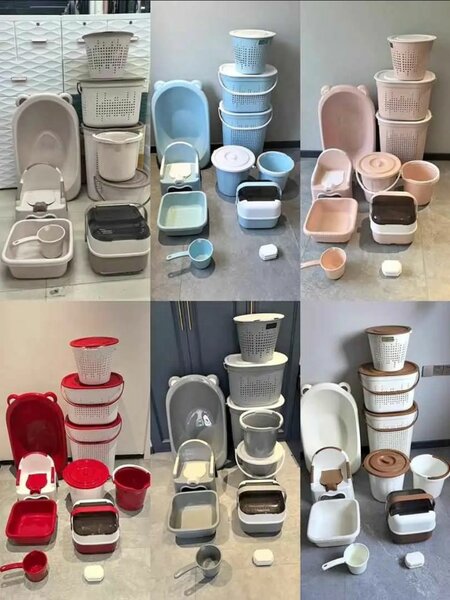 Kit de bassines et paniers polypropylène