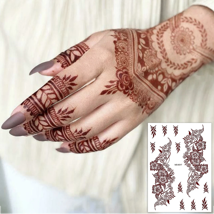 Henné autocollant 100% naturel