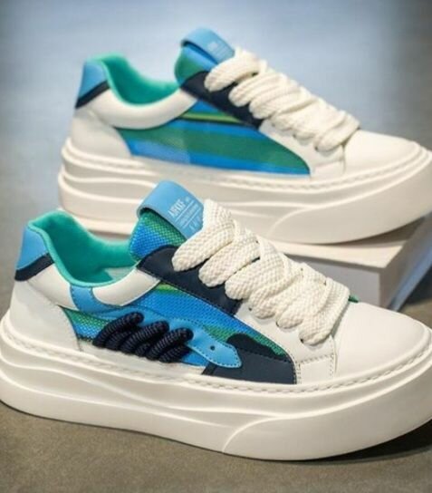 Baskets colorées tendance