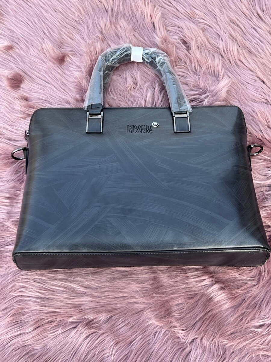 Luxury Montblanc Leather Laptop Bags