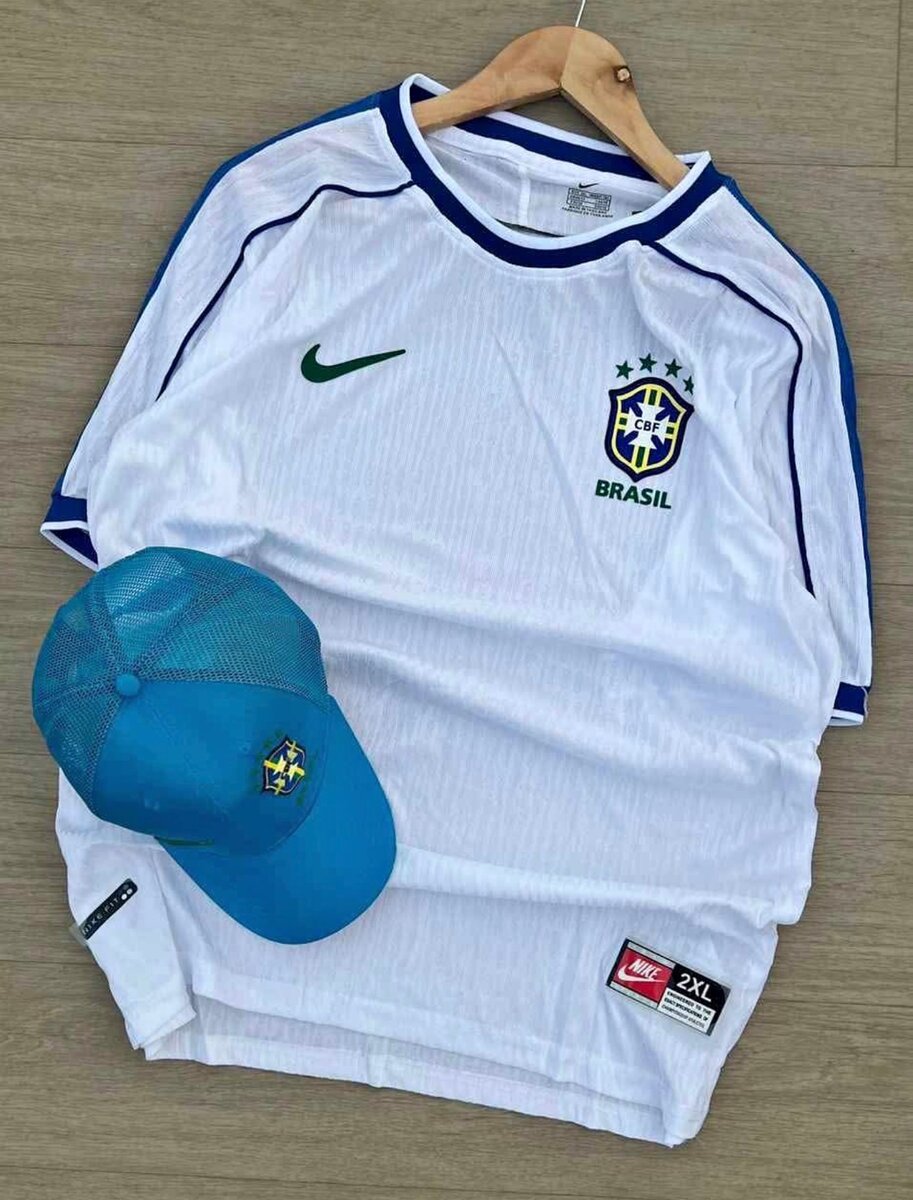 Maillot Brésil Blanc Officiel