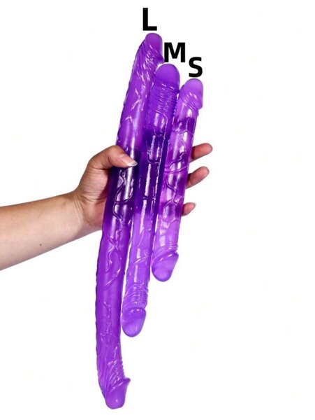 Double Dong Violet Silicone