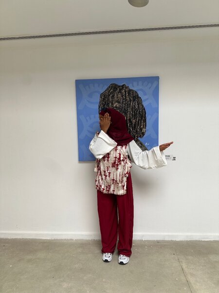 Ensemble élégant rouge et blanc