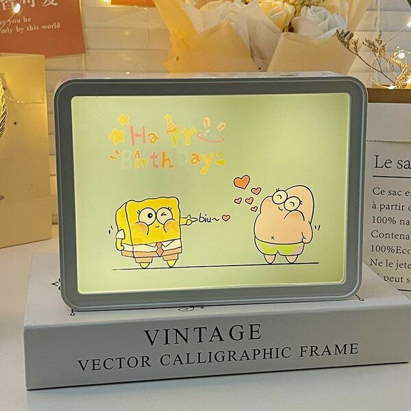 Зеркало и ночник, два в одном