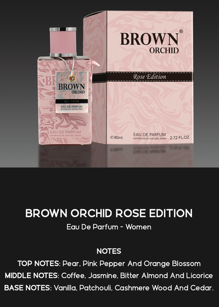Parfum Brown Orchid Rose Femme