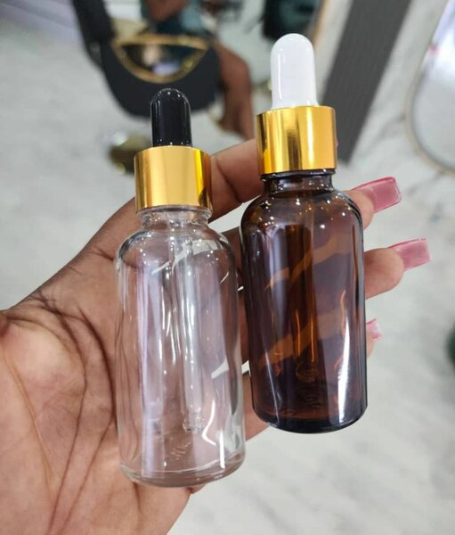 Flacons compte-gouttes en verre