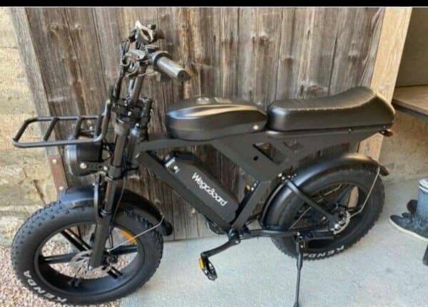 Vélo électrique pliant noir Inovance