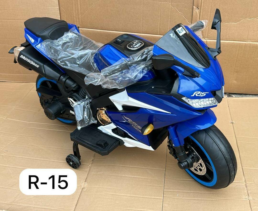 Moto électrique enfants bleue