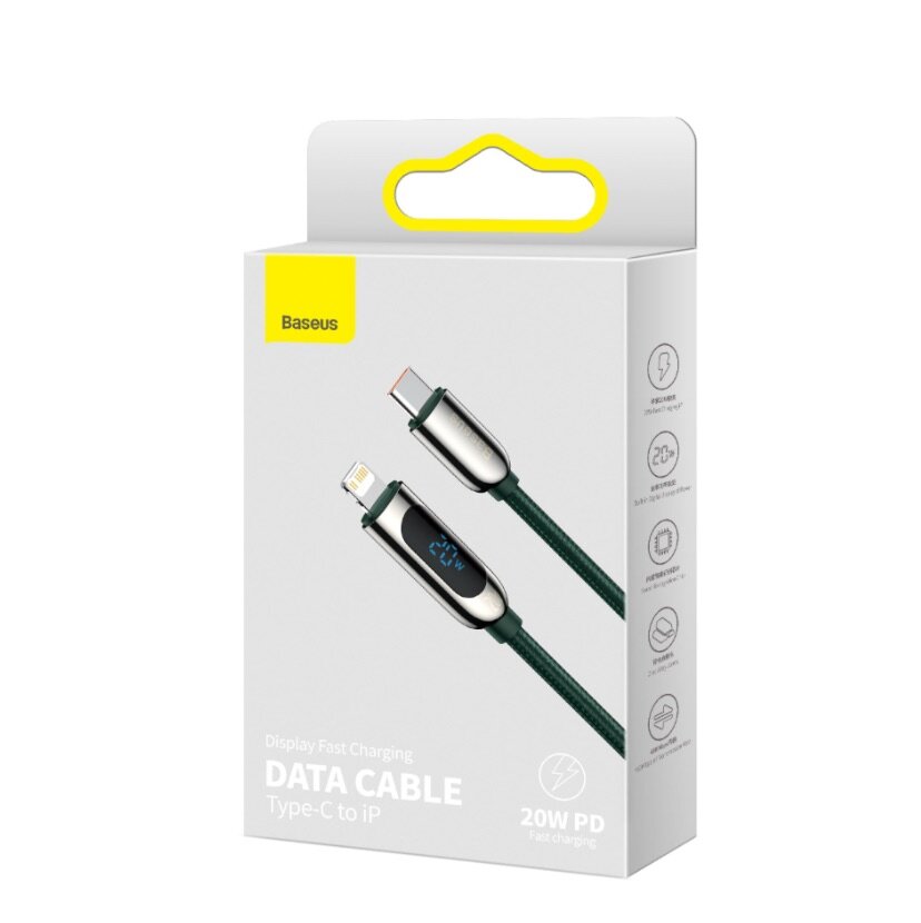 Baseus Câble Charge Rapide Display Type-C Vers Lightning Iph
