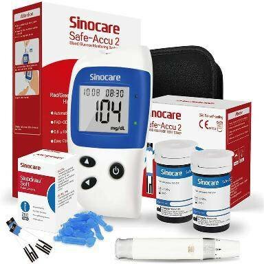 Sinocare glucometers and BP monitors