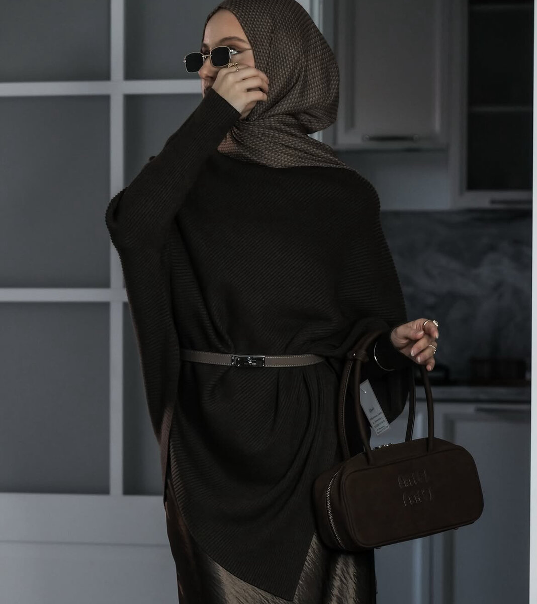 Кофта пончо