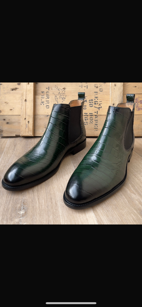 Bottines Chelsea en cuir élégant