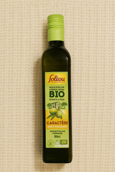 l'huile d'olive bio ex vierge