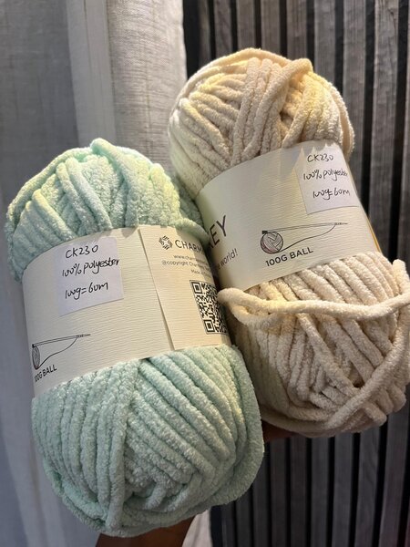 Soft Chenille Yarn Set