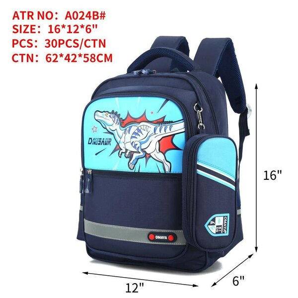 Omaya DinoForce Sch. Backpack