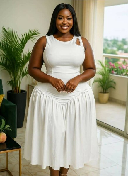 Robe blanche élégante