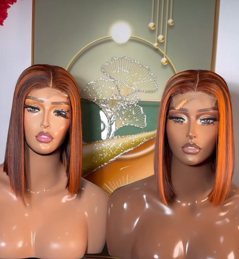 Perruque Bob en Dentelle Réaliste