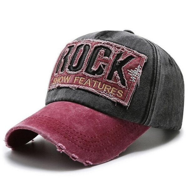 Casquette vintage rock