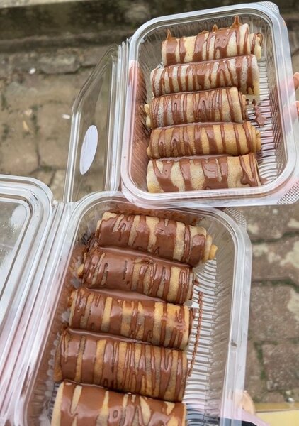 5 crêpes au chocolat