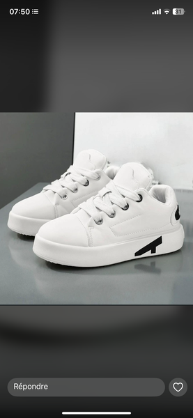 Baskets blanches tendance