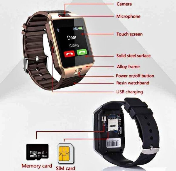 Montre intelligente tactile SIM - Appel et notification