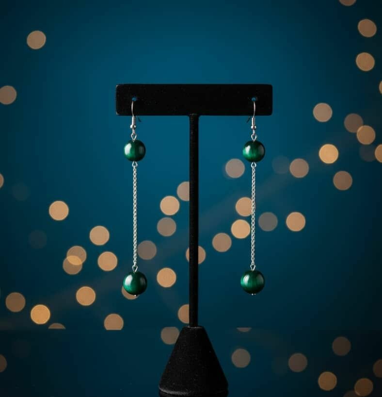 Boucles d'oreilles pendantes élégantes