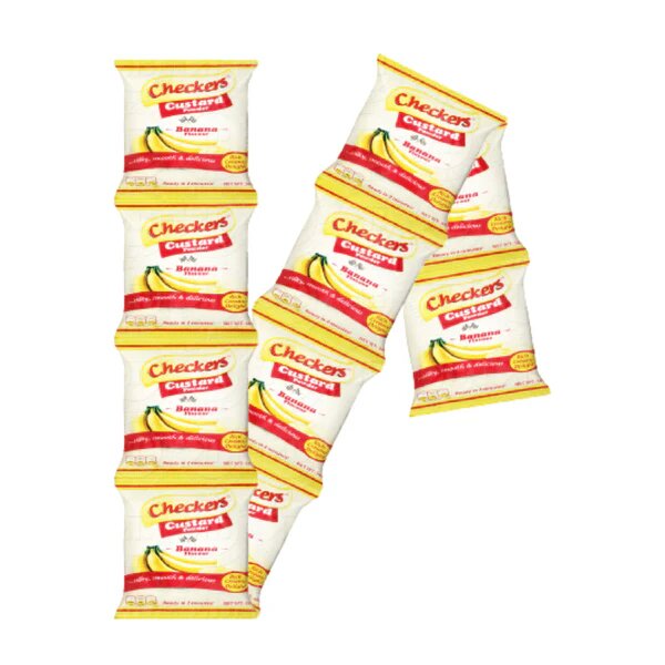 Checkers Custard Powder (Banana Flavor) 10 Sachets