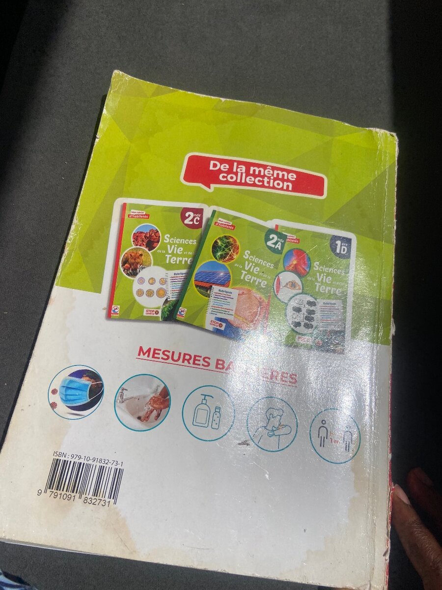 Cahier Sciences Vie Terre TleD