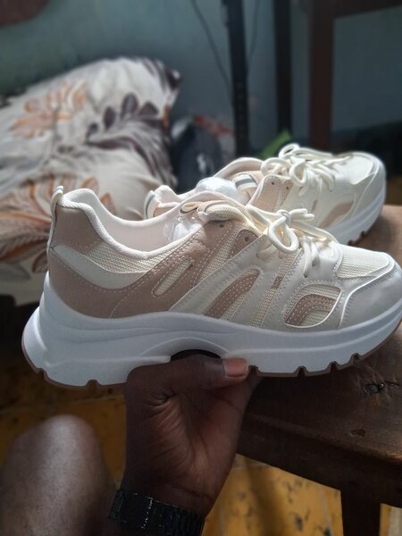 Chaussures de sport femme beige