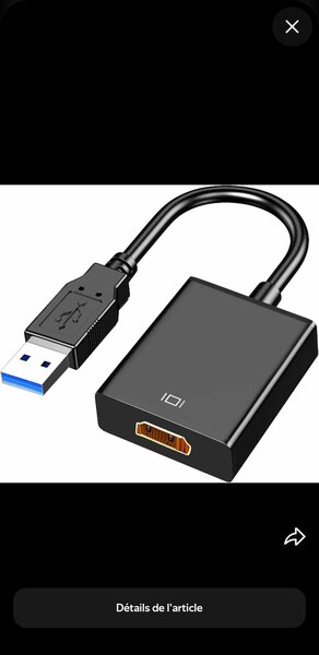 Adaptateur USB vers HDMI